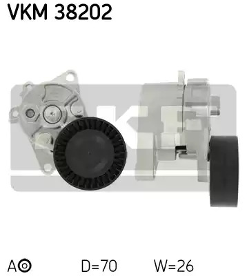 Ролик SKF VKM 38202